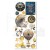Naklejki foliowe do scrapbookingu Celestial 5 arkuszy CBI003 Ciao Bella