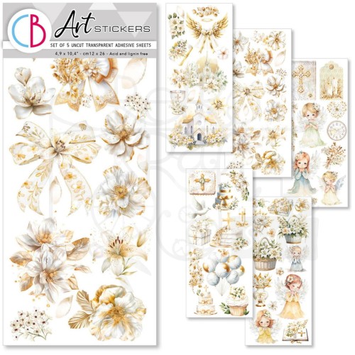 Naklejki foliowe do scrapbookingu Blessing Day 5 arkuszy CBI002 Ciao Bella