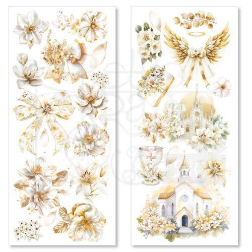 Naklejki foliowe do scrapbookingu Blessing Day 5 arkuszy CBI002 Ciao Bella