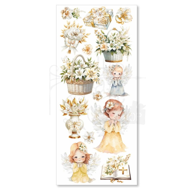 Naklejki foliowe do scrapbookingu Blessing Day 5 arkuszy CBI002 Ciao Bella