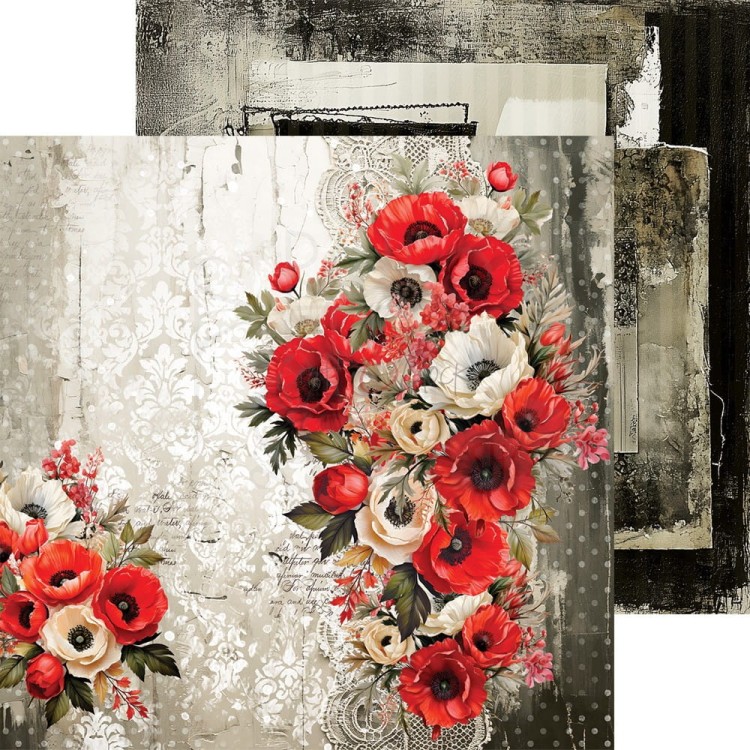 Zestaw papierów do scrapbookingu 20x20 Heart Of The Sun CC-C74-HOS-07 Craft O'Clock