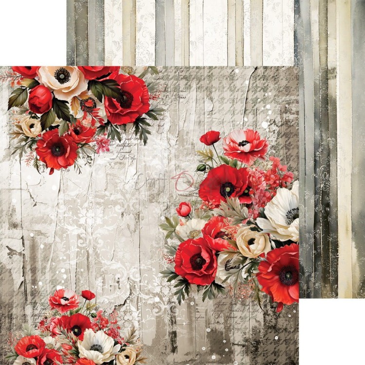 Zestaw papierów do scrapbookingu 20x20 Heart Of The Sun CC-C74-HOS-07 Craft O'Clock