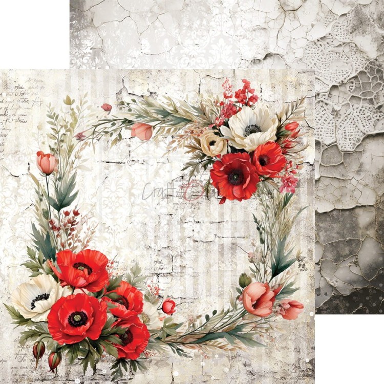 Zestaw papierów do scrapbookingu 20x20 Heart Of The Sun CC-C74-HOS-07 Craft O'Clock