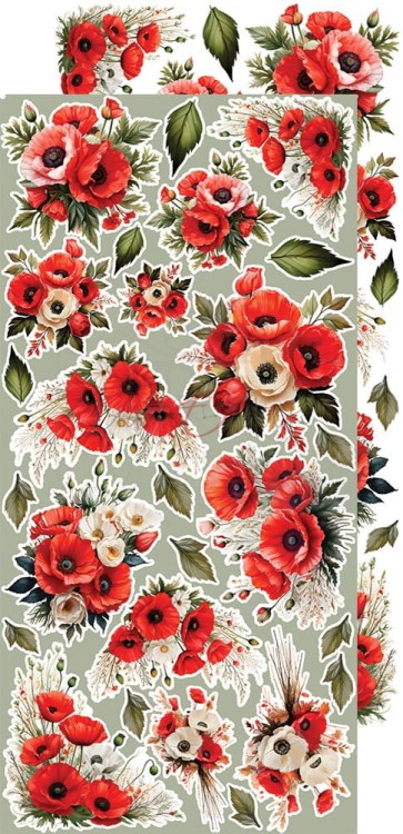 Zestaw dodatków 15x30 Heart Of The Sun - Flowers CC-C74-HOS-11 Craft O'Clock