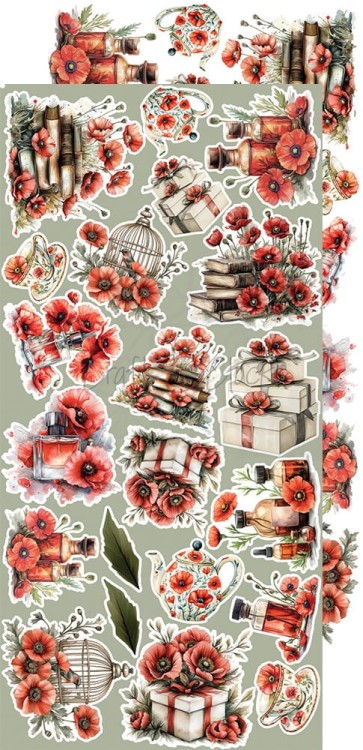 Zestaw dodatków 15x30 Heart Of The Sun - Flowers CC-C74-HOS-11 Craft O'Clock