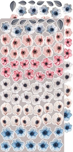 Zestaw dodatków 15x30 It's My Party - Flowers CC-C75-IMP-11 Craft O'Clock