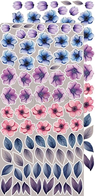 Zestaw dodatków 15x30 It's My Party - Flowers CC-C75-IMP-11 Craft O'Clock