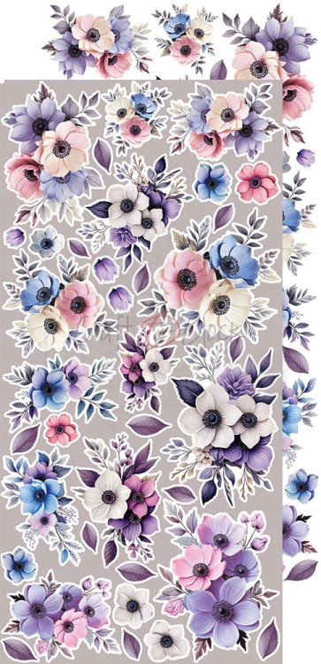Zestaw dodatków 15x30 It's My Party - Flowers CC-C75-IMP-11 Craft O'Clock
