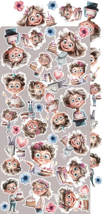 Zestaw dodatków 15x30 It's My Party - Flowers CC-C75-IMP-11 Craft O'Clock