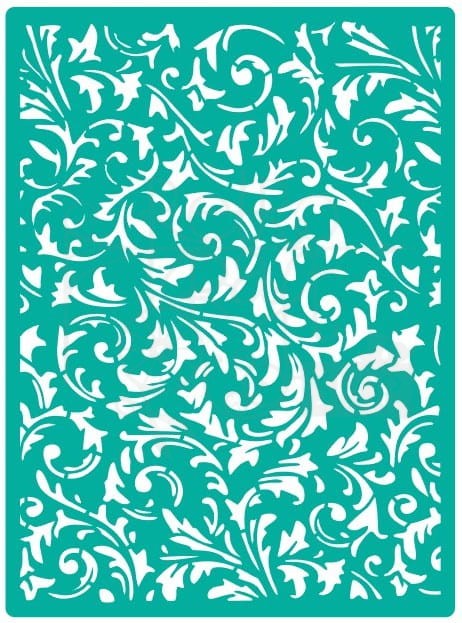 Szablon samoprzylepny Tło bluszcze ornamenty 583 Unicatti