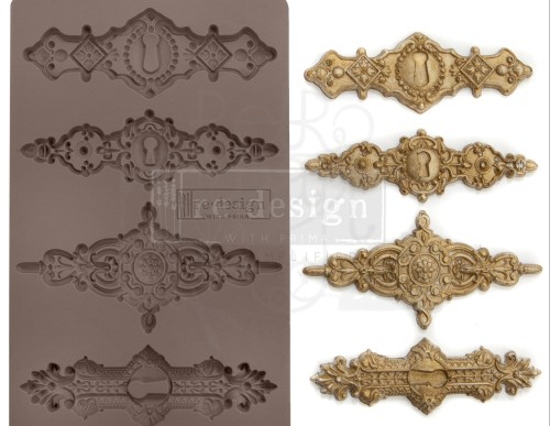 Foremka silikonowa 20x13 Tulumn Keyholes dziurki do kluczy 641009 Prima