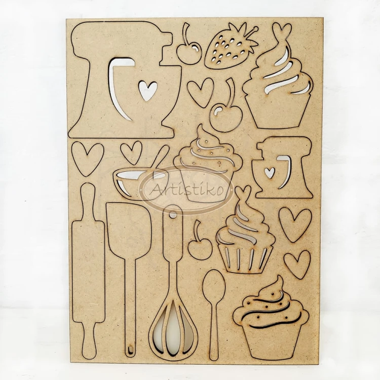 Dekor HDF - Art Set Pieczenie 1 - Artistiko