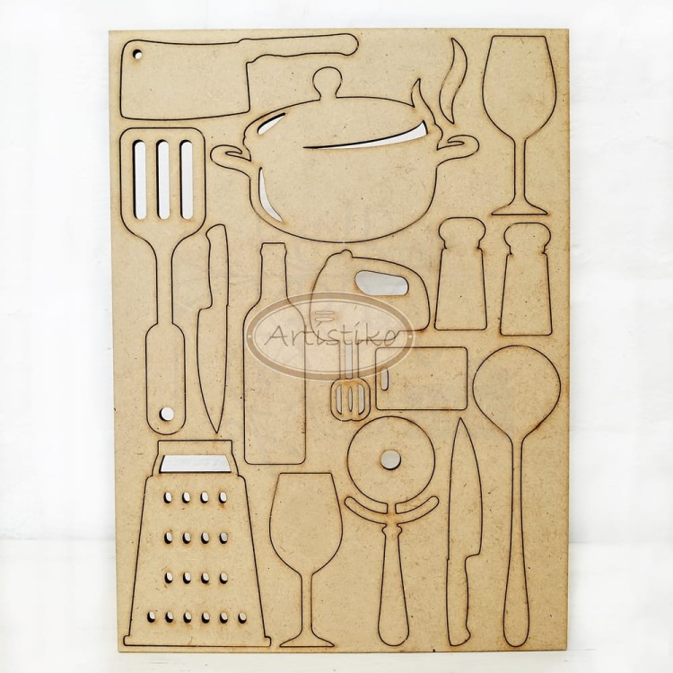 Dekor HDF - Art Set Gotowanie 1 - Artistiko