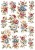 Rub-on transfer A4 Miniature Flowers 2 LBRO158 LaBlanche