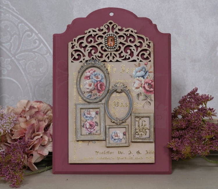 Rub-on transfer A4 Miniature Flowers 2 LBRO158 LaBlanche