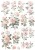 Rub-on transfer A4 Miniature Flowers 1 LBRO157 LaBlanche