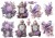 Rub-on transfer A4 Spring in Purple 1 LBRO153 LaBlanche