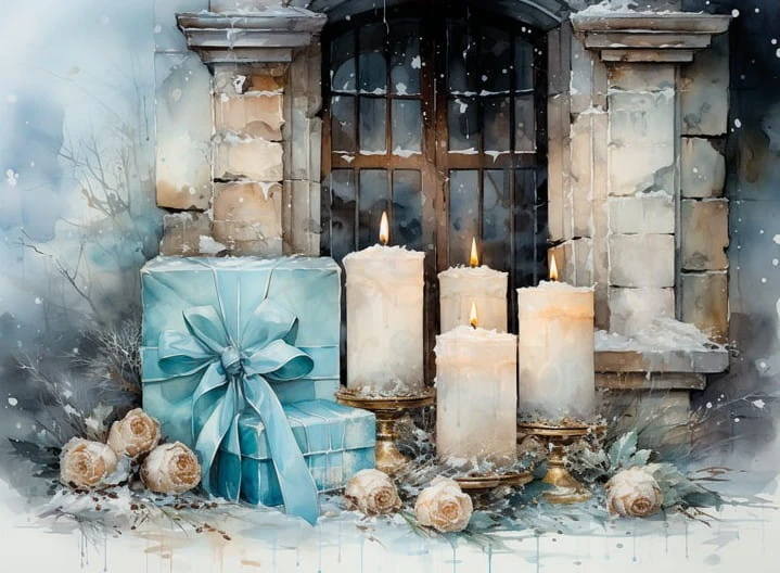 Papier do decoupage klasyczny 23.3x17.4 Winter's Tale 2 LBD400.2 LaBlanche