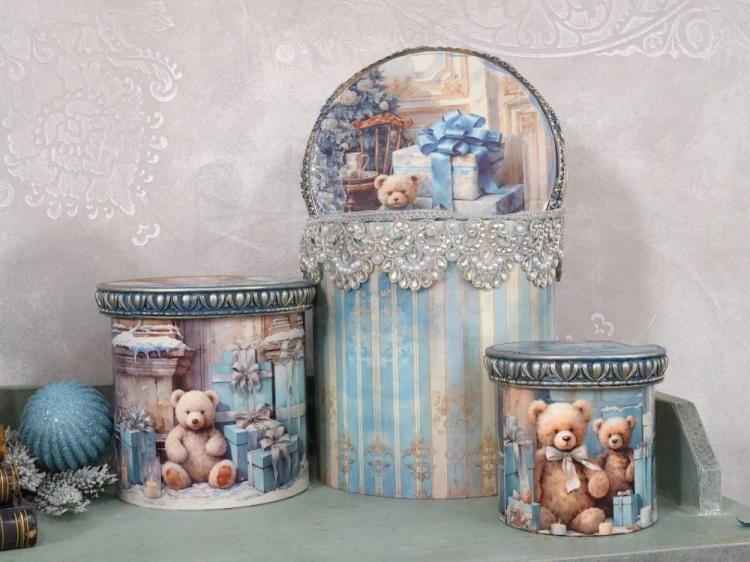 Papier do decoupage klasyczny 25.7x16.6 Winter's Tale 3 LBD400.3 LaBlanche