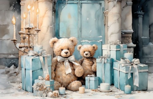 Papier do decoupage klasyczny 25.7x16.6 Winter's Tale 3 LBD400.3 LaBlanche