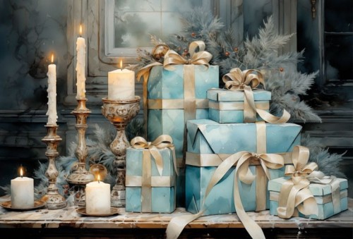 Papier do decoupage klasyczny 25.7x17 Winter's Tale 4 LBD400.4 LaBlanche