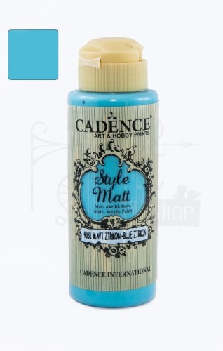 Farba akrylowa matowa Style Matt niebieska cyrkonia 120ml S9031 Cadence