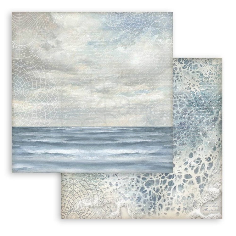 Zestaw papierów do scrapbookingu 20x20 Silent Sea Tła SBBS126 Stamperia