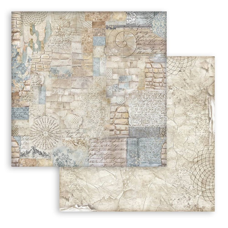 Zestaw papierów do scrapbookingu 20x20 Silent Sea Tła SBBS126 Stamperia