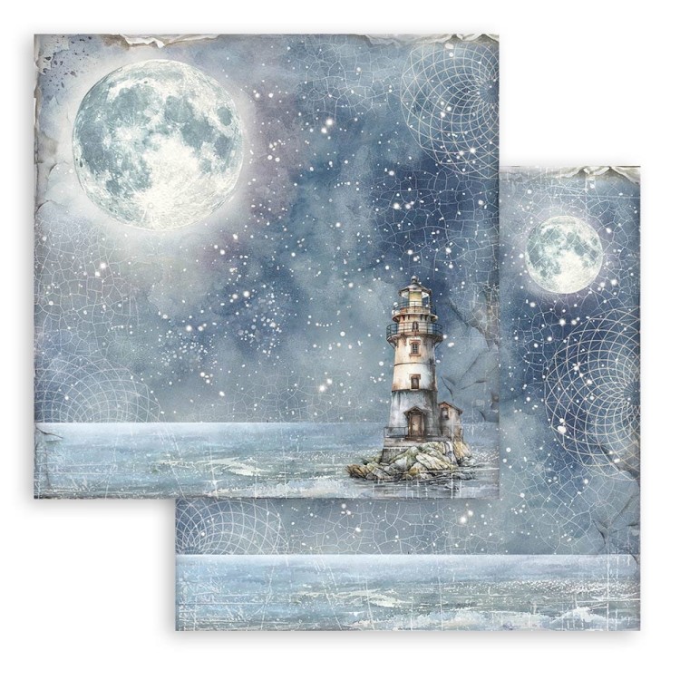 Zestaw papierów do scrapbookingu 20x20 Silent Sea Tła SBBS126 Stamperia