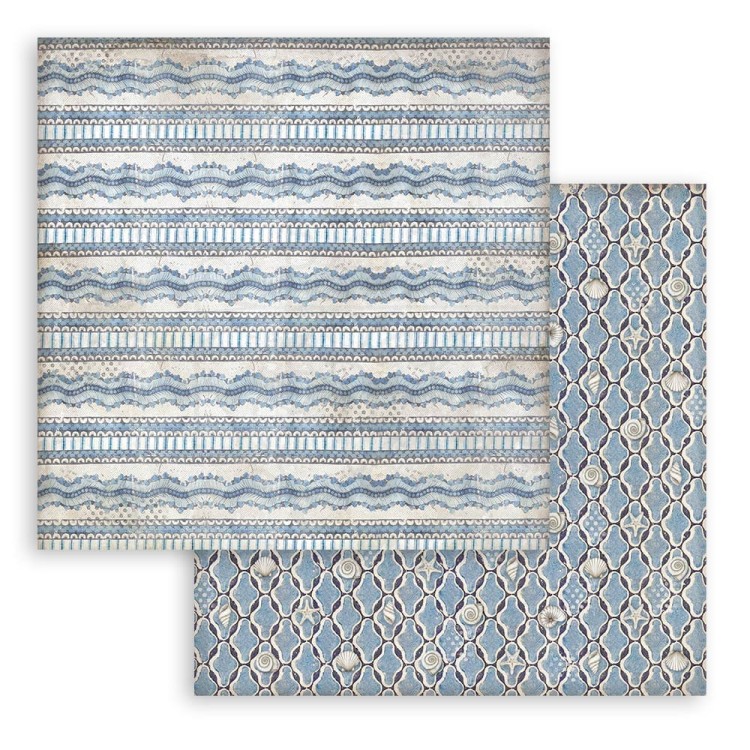Zestaw papierów do scrapbookingu 20x20 Silent Sea Tła SBBS126 Stamperia