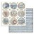 Zestaw papierów do scrapbookingu 20x20 Silent Sea SBBS125 Stamperia