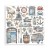 Zestaw papierów do scrapbookingu 20x20 Silent Sea SBBS125 Stamperia