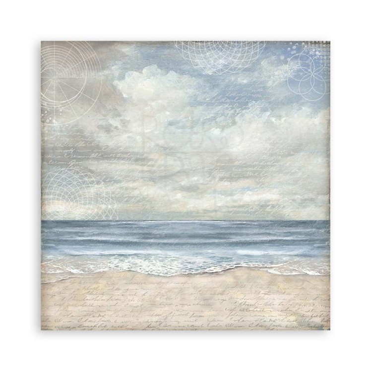 Zestaw papierów jednostronnych do scrapbookingu 20x20 Silent Sea 22ark SBBSXB12 Stamperia