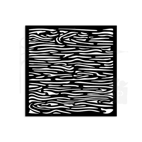 Szablon maska 12x12cm Silent Sea Drewniany wzór KSTDS46 Stamperia