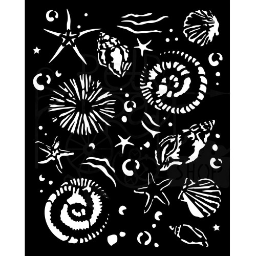 Szablon maska 20x25cm Silent Sea Rozgwiazda KSTD178 Stamperia