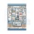 Papier washi A5 Silent Sea 8 ark SBW19 Stamperia