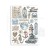 Papier washi A5 Silent Sea 8 ark SBW19 Stamperia