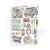 Papier washi A5 Silent Sea 8 ark SBW19 Stamperia
