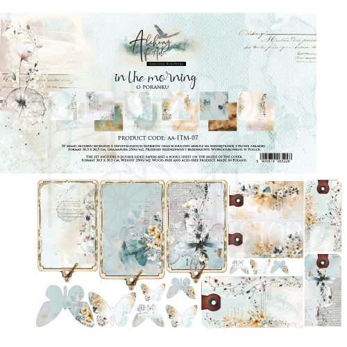 Zestaw papierów do scrapbookingu 30x30 In the Morning AA-ITM-07 Alchemy of Art