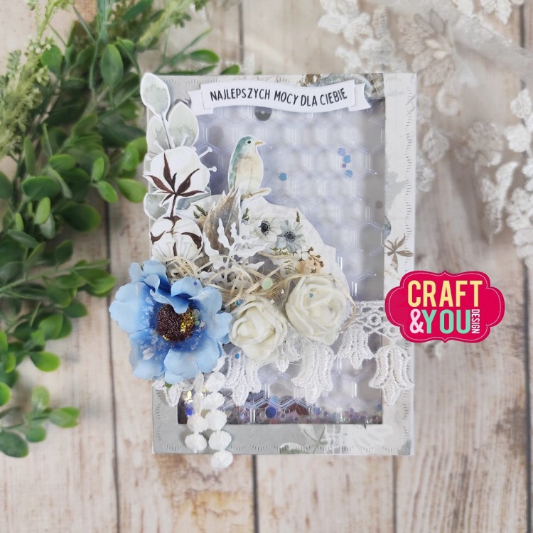 Wykrojniki Prostokąty bazy z przeszyciami CW349 Craft&amp;You Design