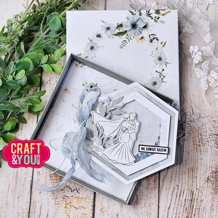 Wykrojniki Heksagon bazy CW343 Craft&amp;You Design