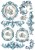 Rub-on transfer A4 Josephine 2 LBRO166 LaBlanche
