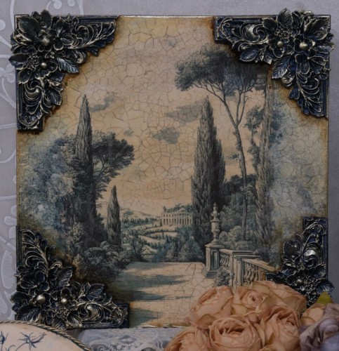 Papier ryżowy do decoupage 24x33 Josephine 1 LBD456 LaBlanche
