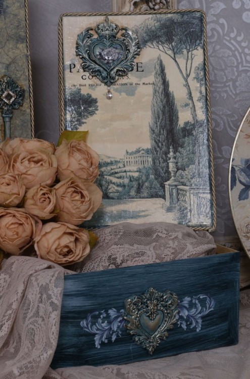 Papier ryżowy do decoupage 24x33 Josephine 1 LBD456 LaBlanche