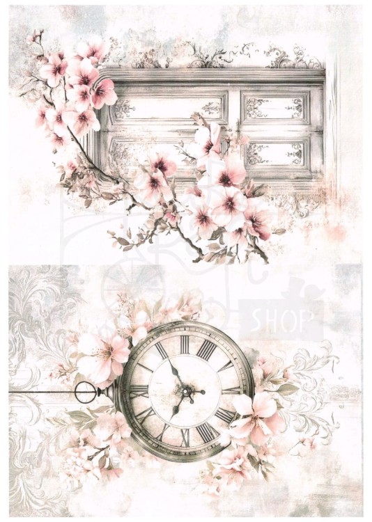 Papier ryżowy do decoupage 24x33 Josephine 6 LBD461 LaBlanche