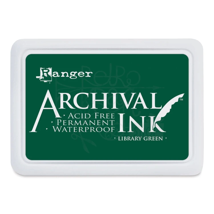 Tusz Archival Ink Pad Library Green AIP31475 Ranger