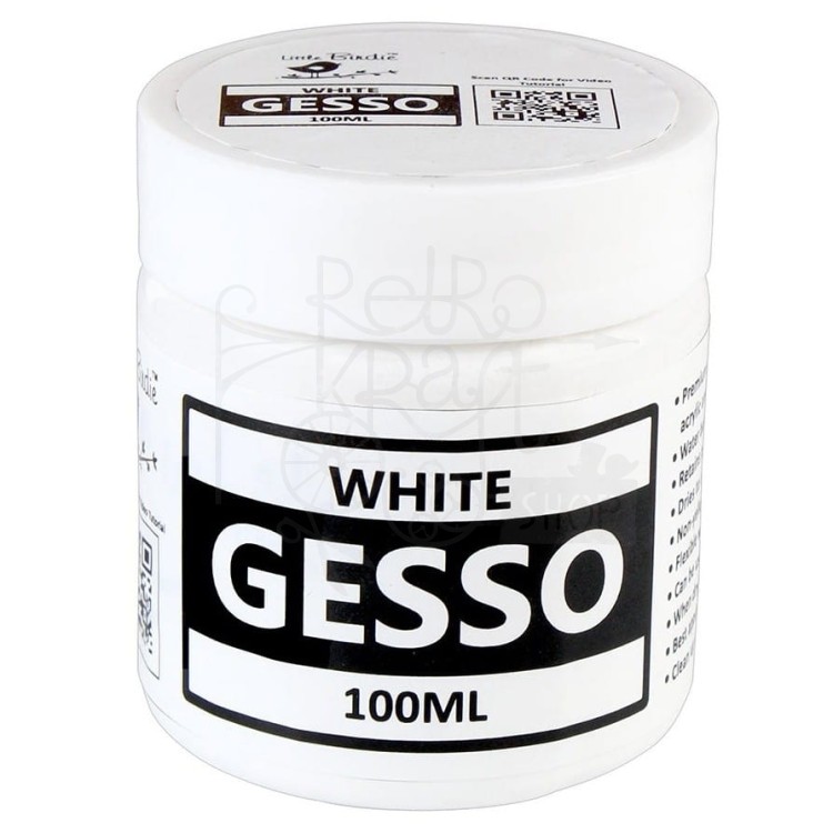 Gesso white białe 100ml CR75625 Little Birdie