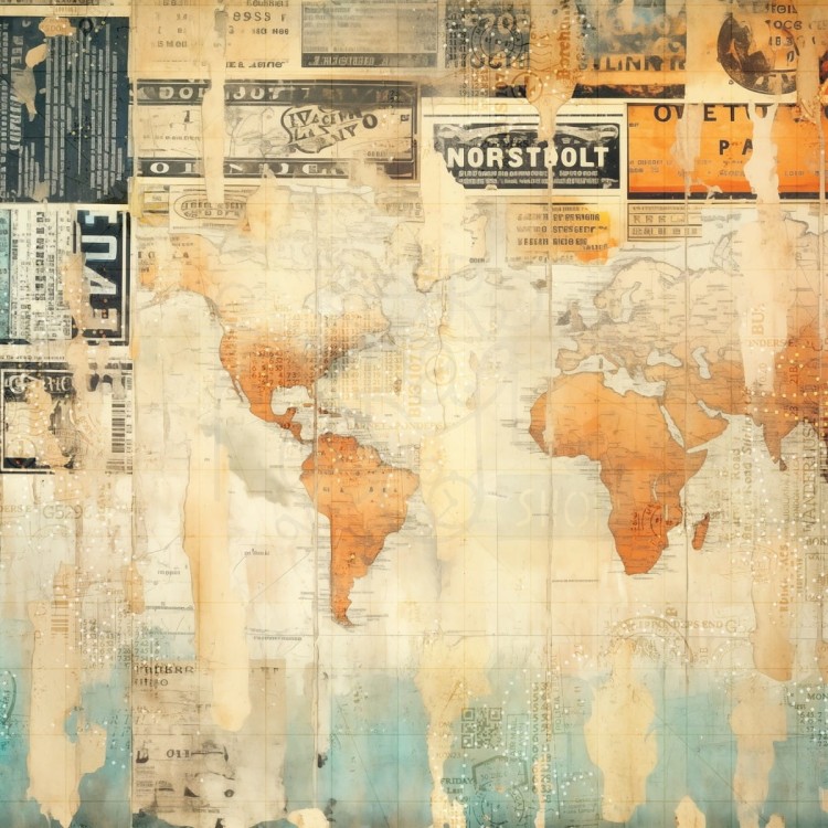 Zestaw papierów do scrapbookingu 30x30 Wanderlust Explorer Collection Pack DWE-30266 49 and Market
