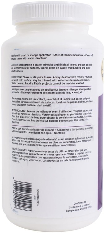Klej Premium Decoupage Gloss połysk 473ml 40920 Aleene's