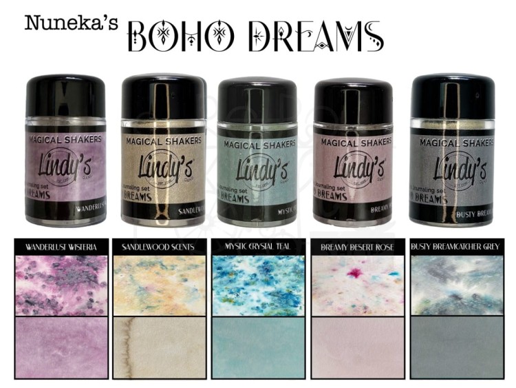 Zestaw Pigmentów Magical Shaker Set Boho Dreams 5x10g MSHAKER-SET-10 Lindy's